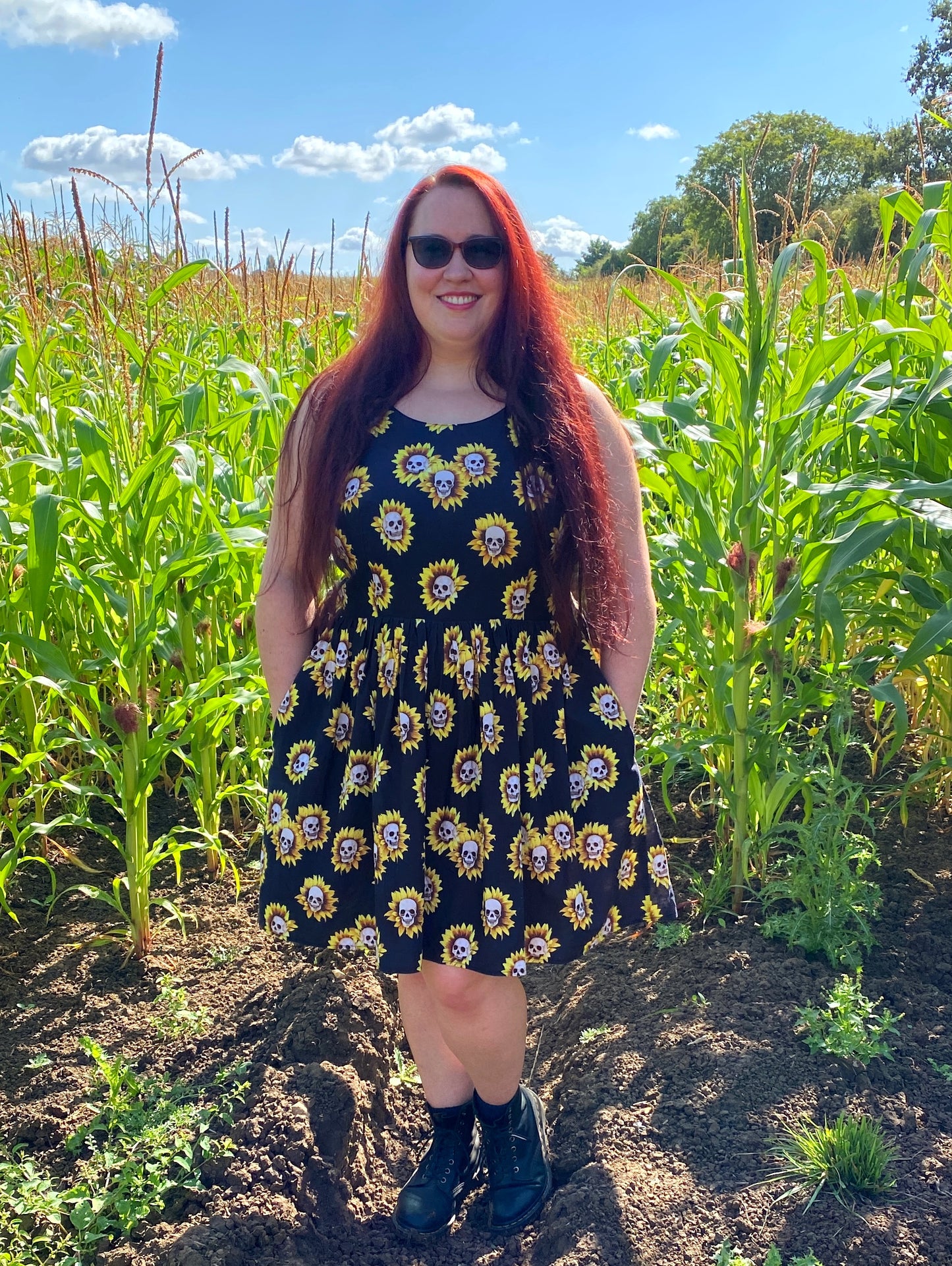 Skullflower Dress