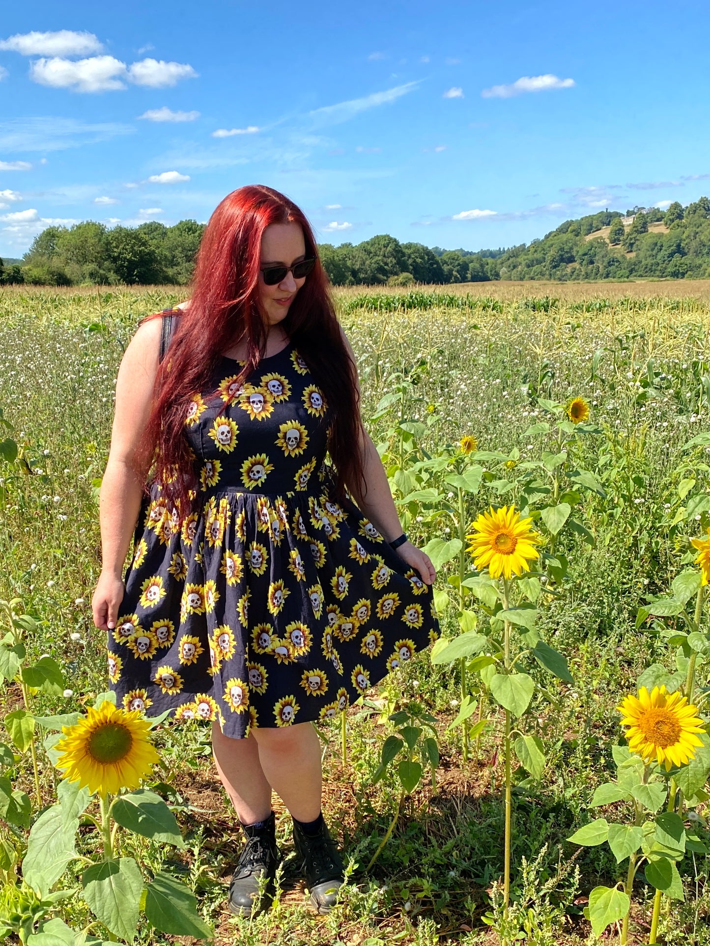 Skullflower Dress