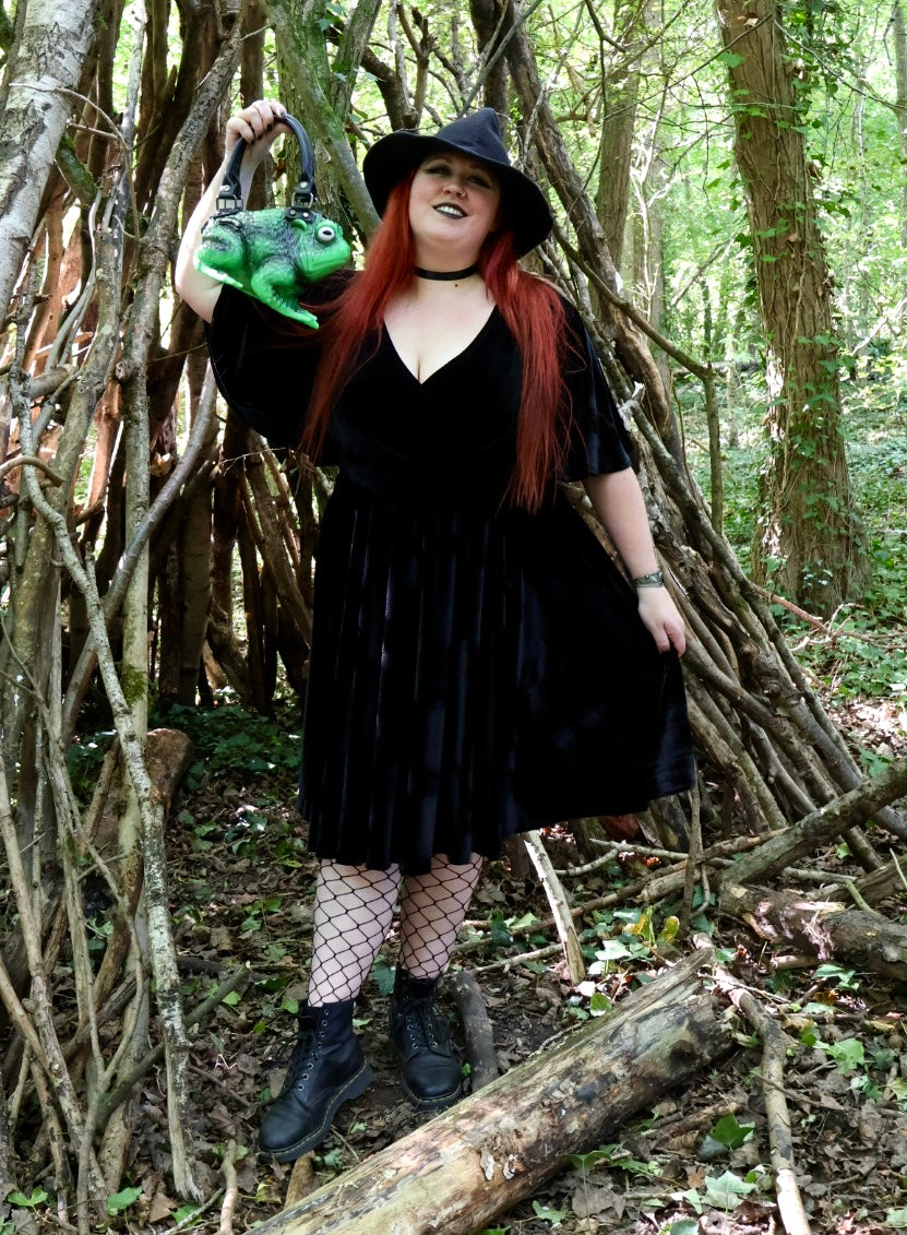 Black Velvet Dress