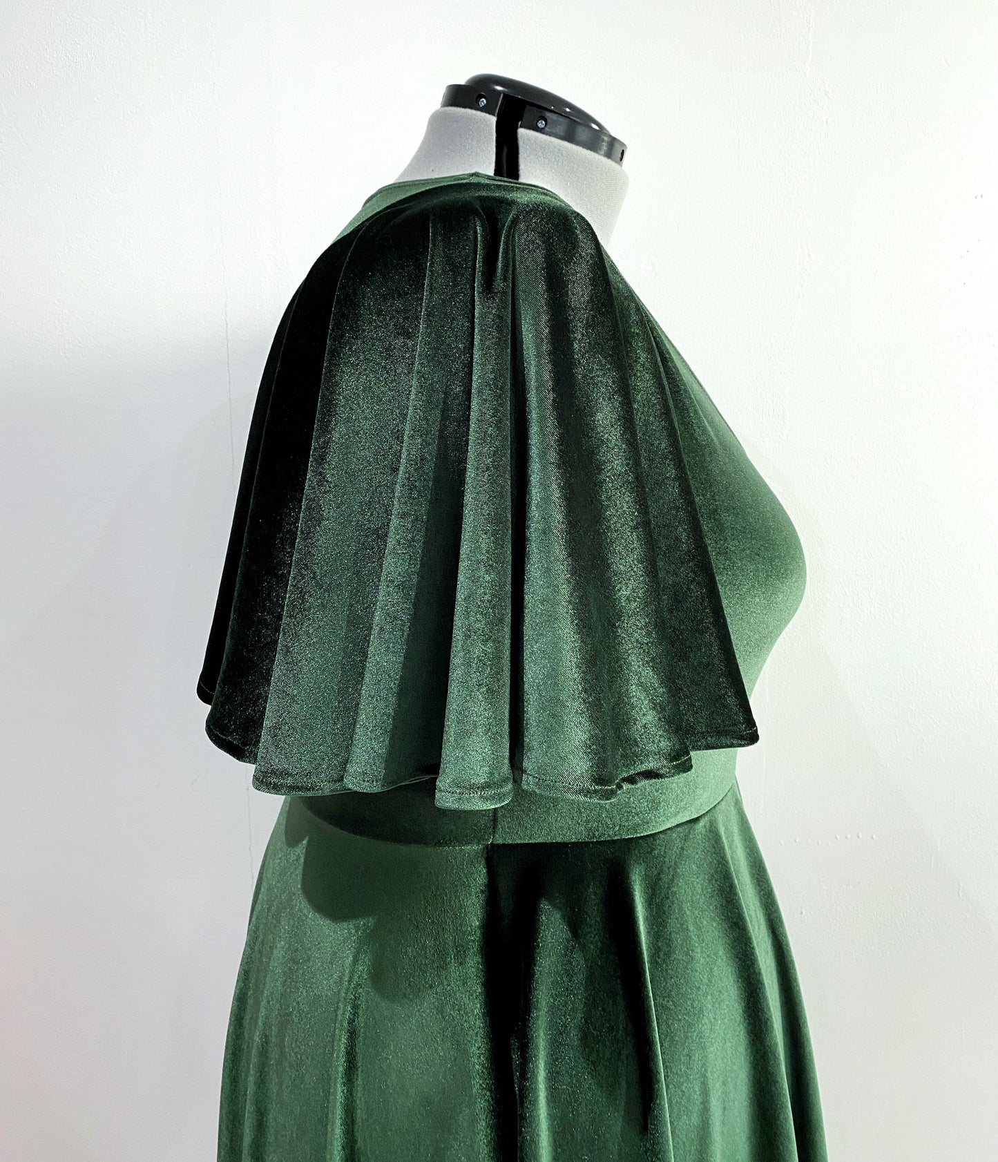 Green Velvet Dress