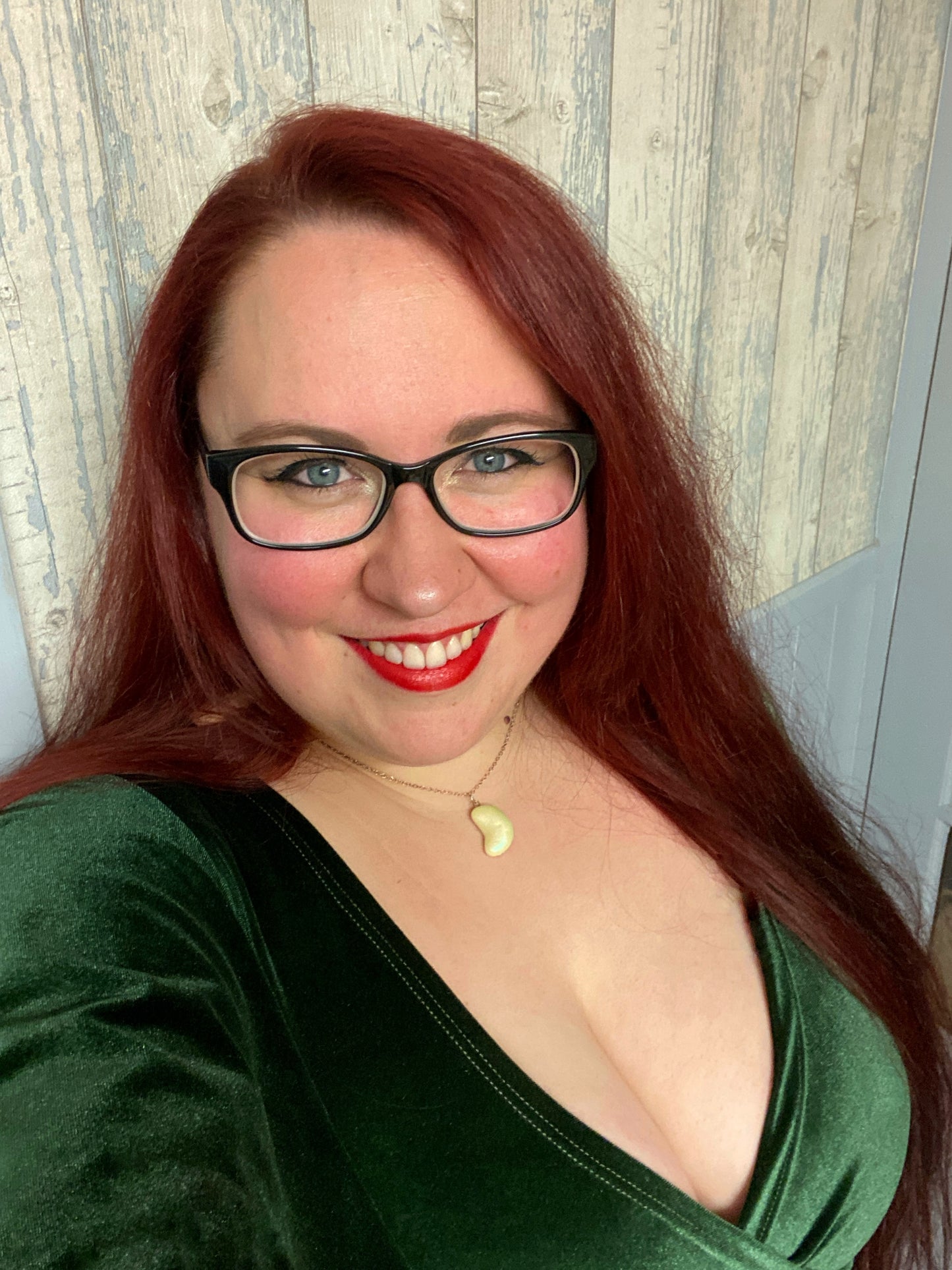 Green Velvet Dress