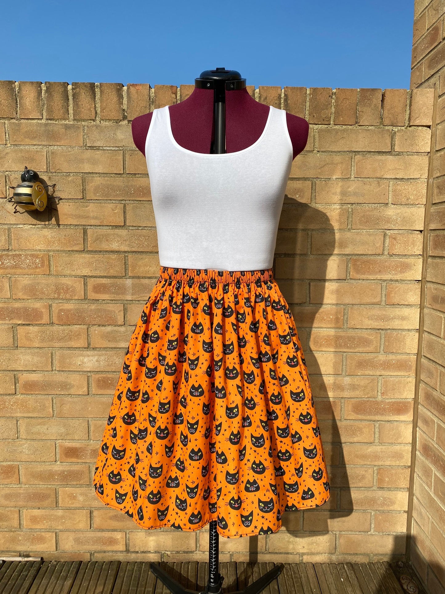 Halloween Cat Skirt