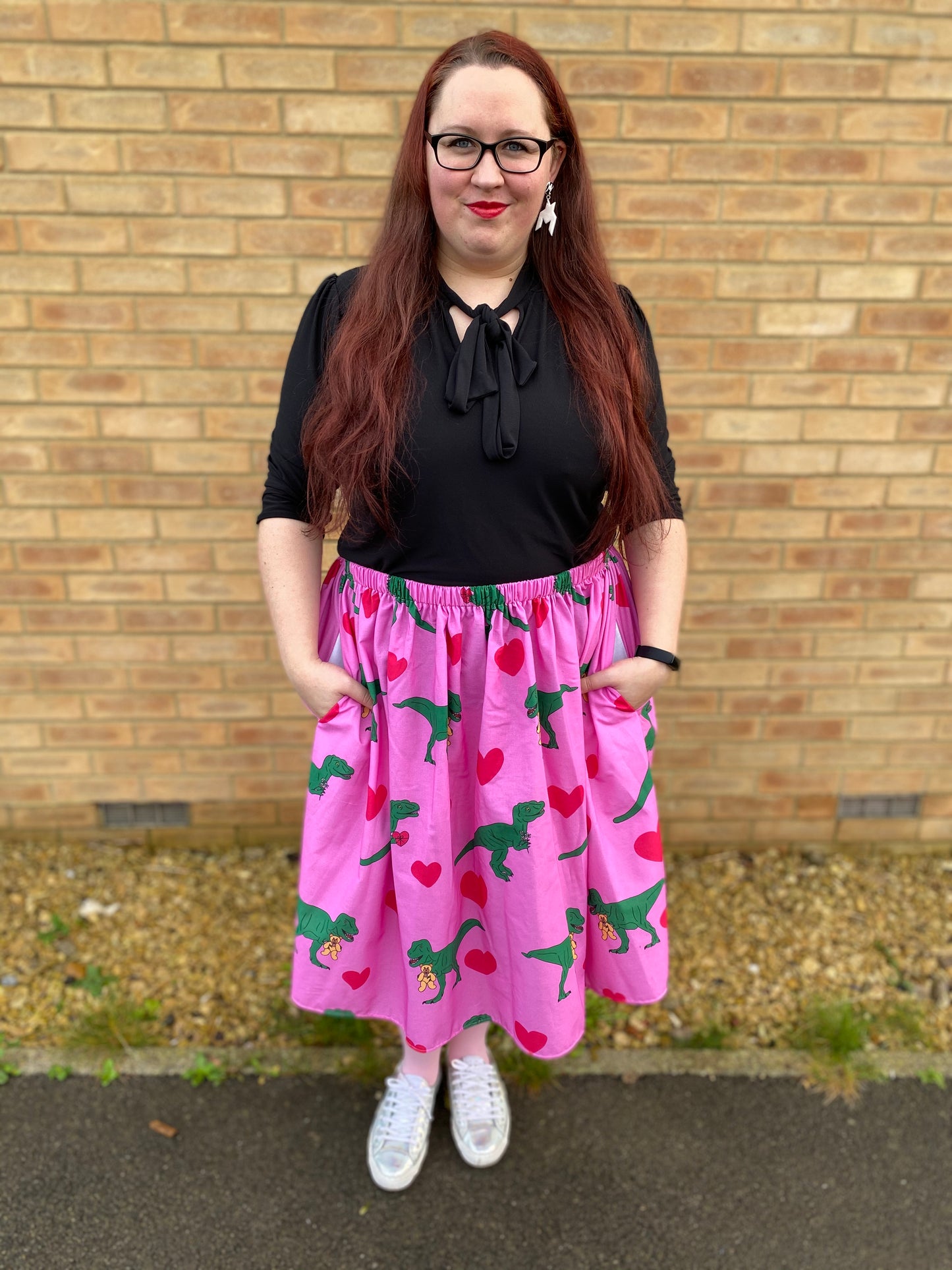 Valentinosaurs Midi Skirt