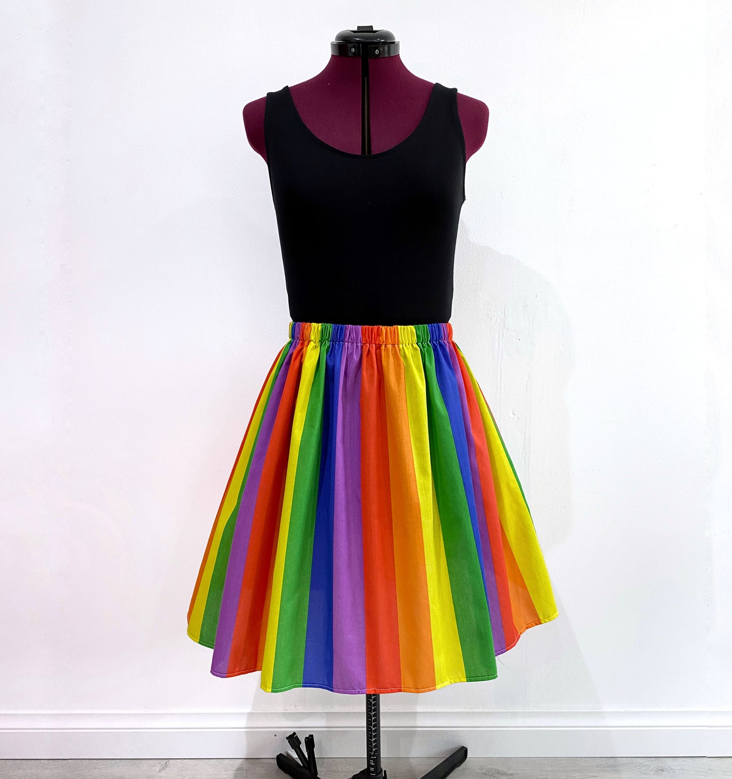 Rainbow Stripes Skirt