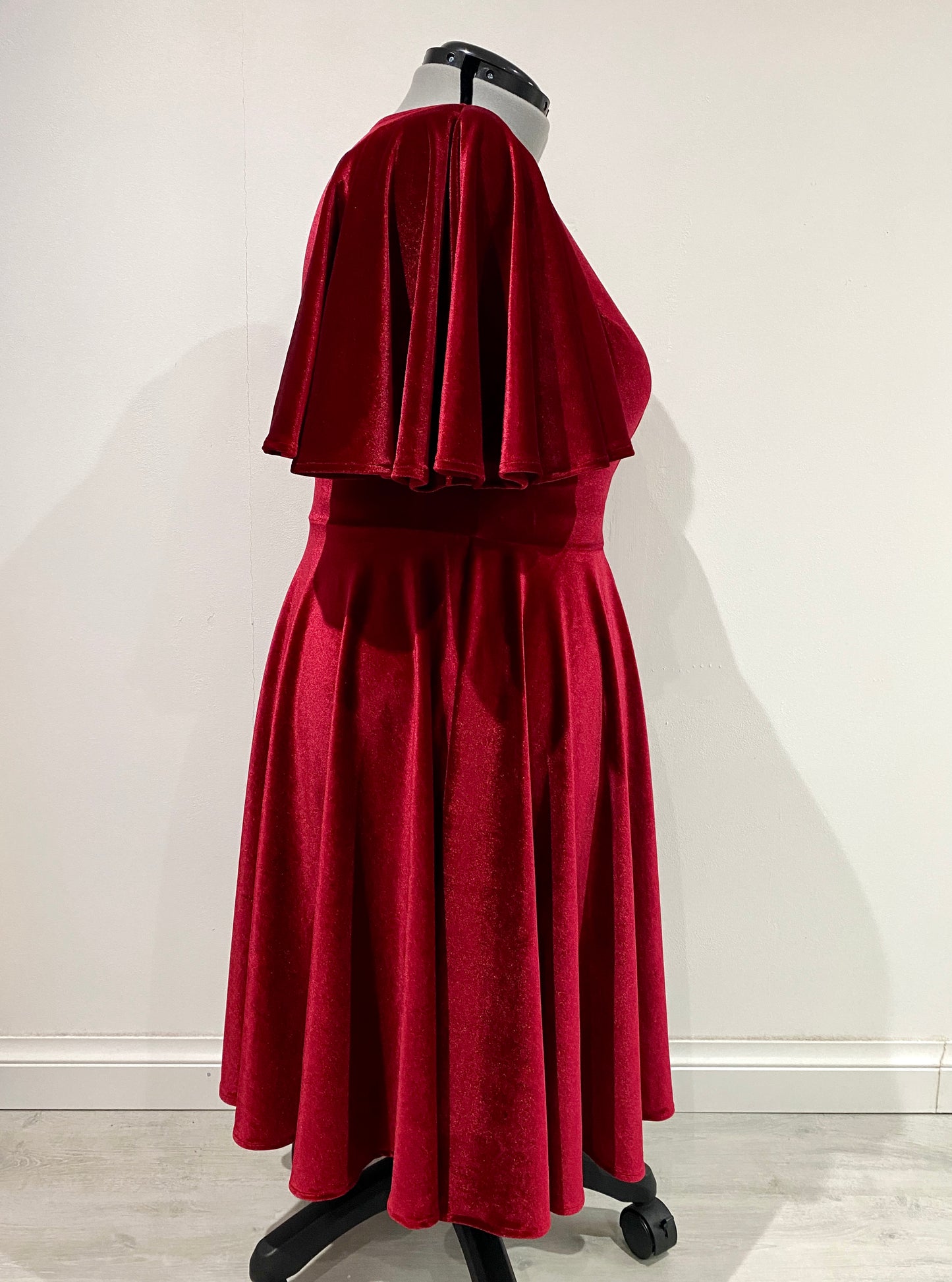 Red Velvet Dress