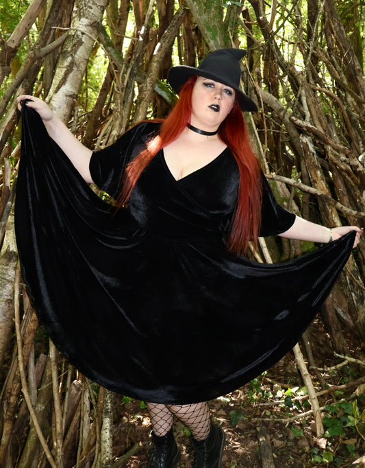 Black Velvet Dress