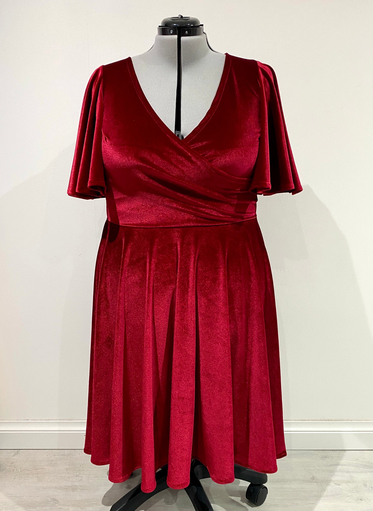 Red Velvet Dress